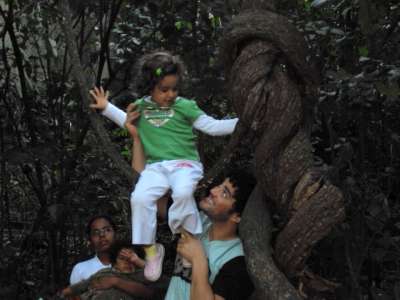 treinando para Tarzan (ou Jane?)...